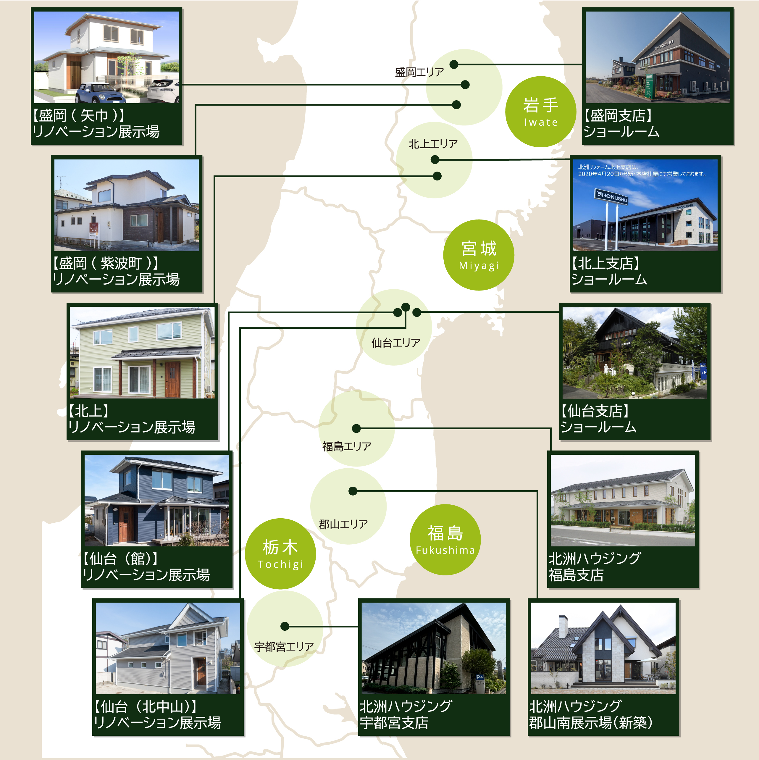 対応エリアのご案内